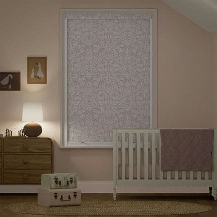 William Morris Total Blackout Roller Shades (No Drill) 1881
