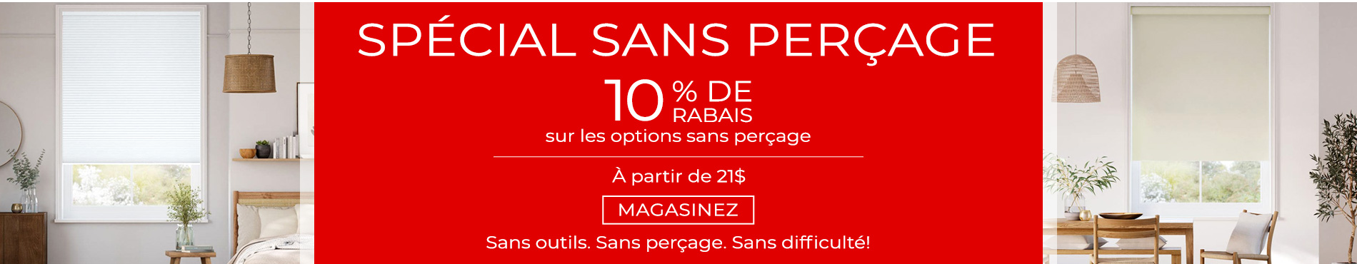 Installation caisson sans outils