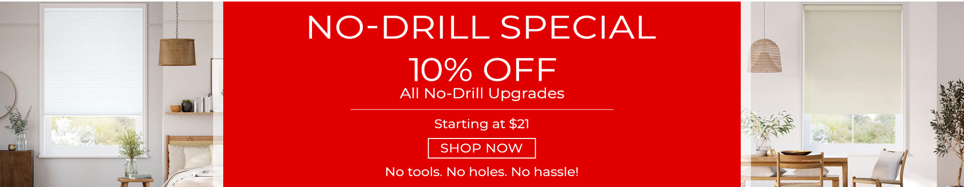 No-tools installation headrail