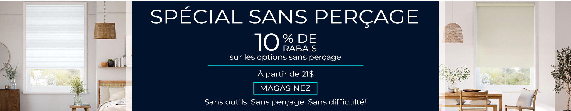 Installation caisson sans outils