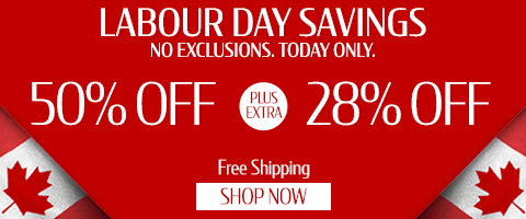 50% off everything + 28% off