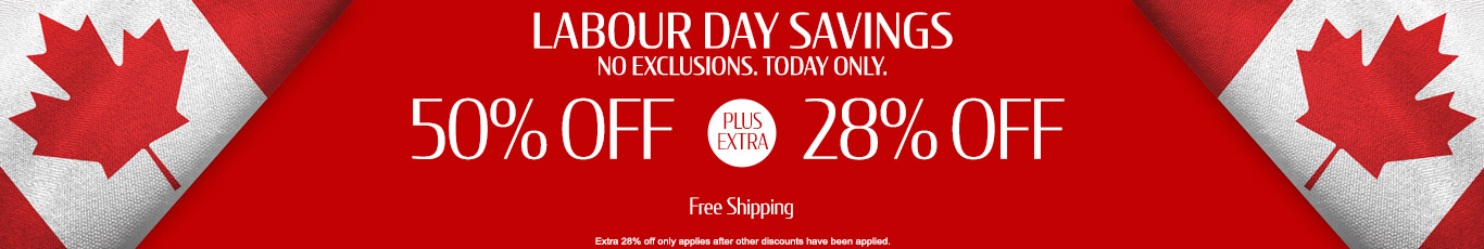 Save 50% + extra 28% off everything