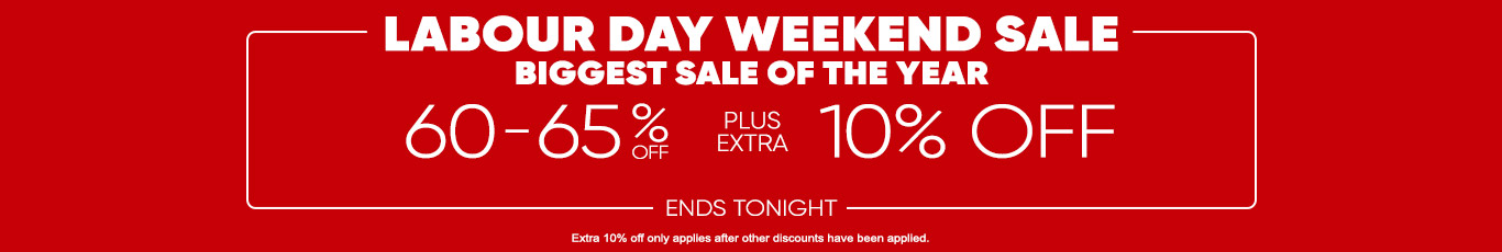 Save 60% + extra 10 - 15% off everything