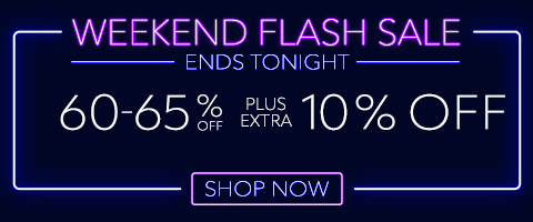 60-65% off everything + extra 10% off