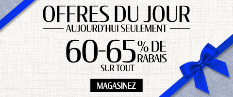 60-65% de rabais sur tout
