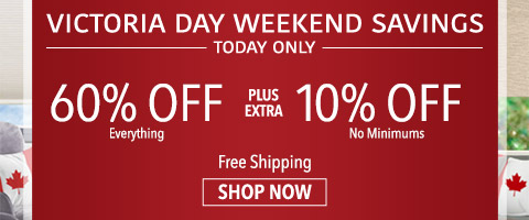 60-65% off everything + extra 10% off