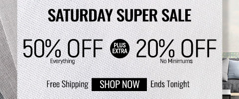 50% off everything + 20% off