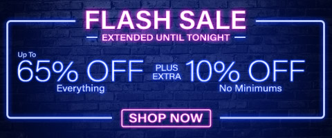 Up to 65% off everything + 10% off