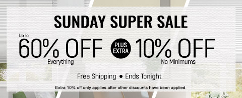 Save up to 60% + extra 10% off everything