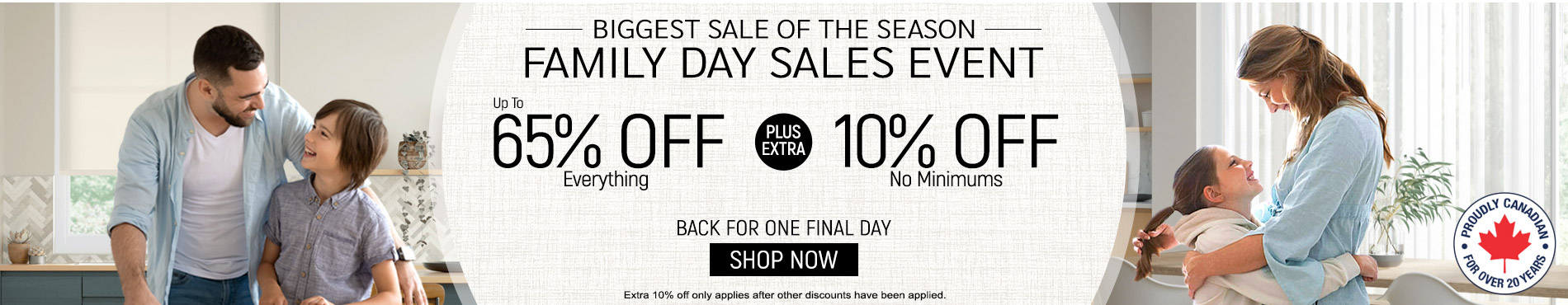 Up to 65% off everything + 10% off