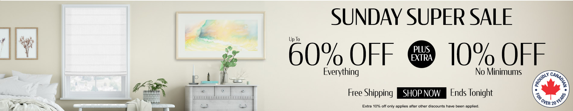 Save up to 60% + extra 10% on everything