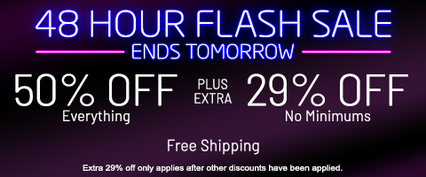 50% off everything + 29% off roller and cellular shades
