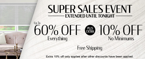 Save up to 60% + extra 10% off everything