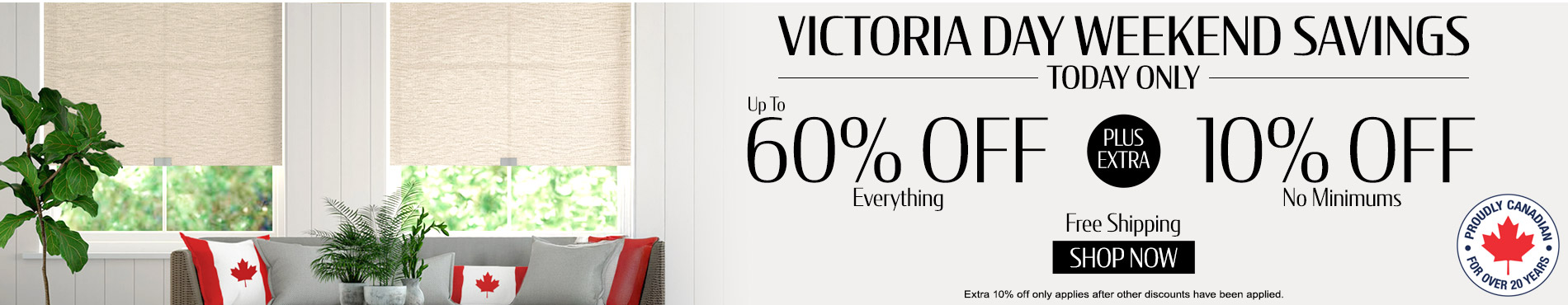 Save up to 60% + extra 10% on everything