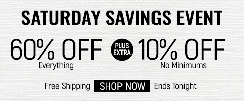 60% + extra 10% off everything