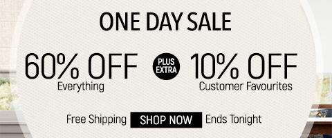 60% off everything + extra 10% off customer favourites