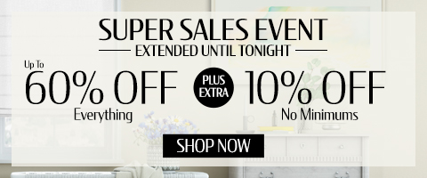 Save up to 60% + extra 20% on everything