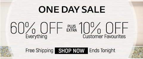 60% off everything + extra 10% off customer favourites