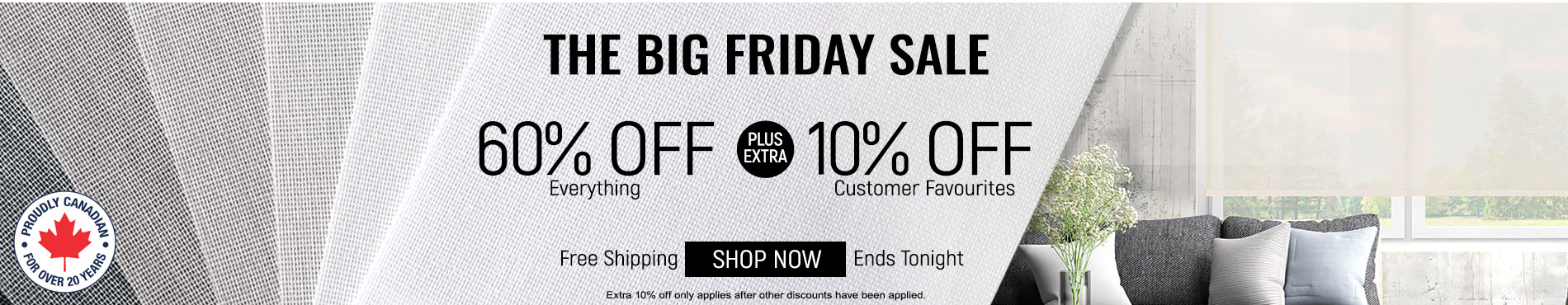 60% off everything + extra 10% off customer favourites
