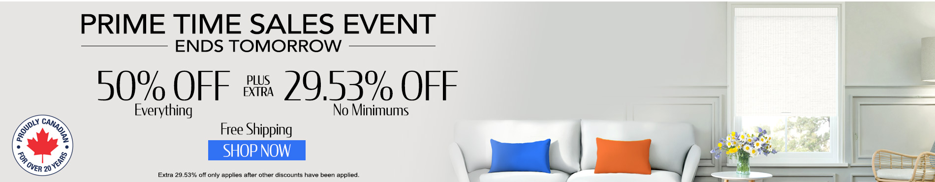 50% off everything + 29.53% off