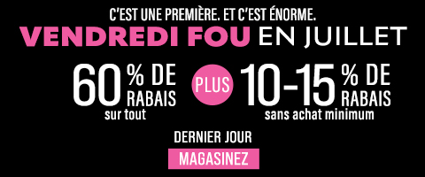 60% + 10 - 15% supplémentaire sur tout