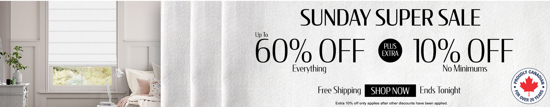 Save up to 60% + extra 10% on everything