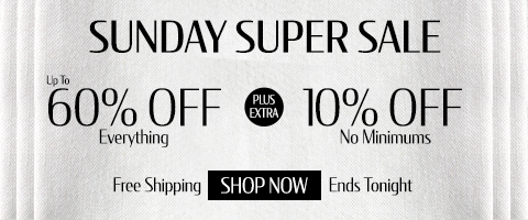 Save up to 60% + extra 20% on everything