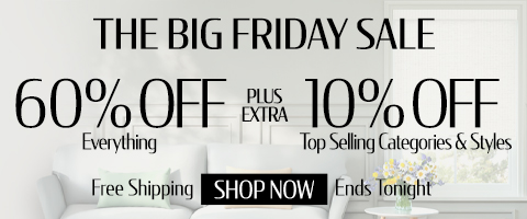 60% off everything + extra 10% off Top Selling Categories & Styles