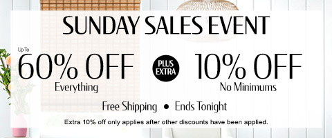 Save up to 60% + extra 10% off everything