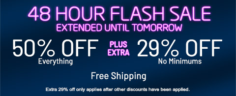 50% off everything + 29% off roller and cellular shades