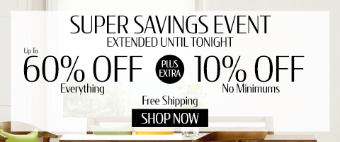 Save up to 60% + extra 20% on everything