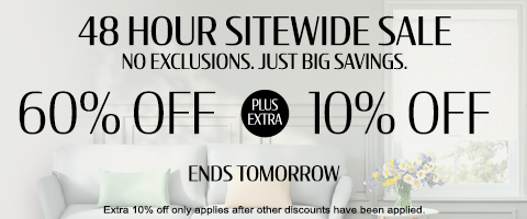60% + extra 10% off everything