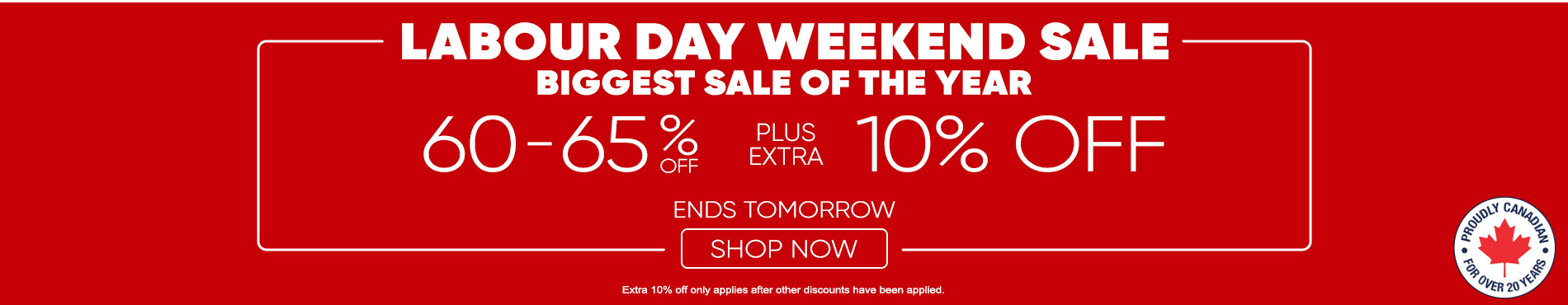 Save up to 60% + extra 10 - 15% on everything