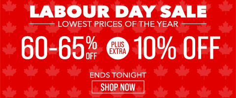 60-65% off everything + extra 10% off
