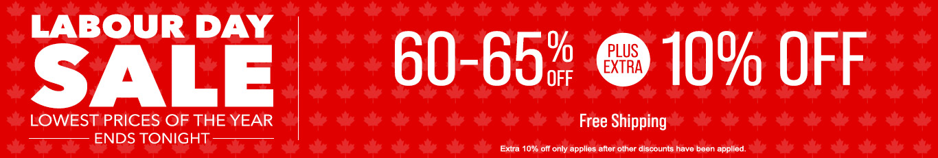60-65% off everything + extra 10% off