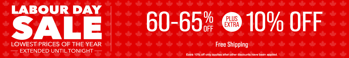 60-65% off everything + extra 10% off