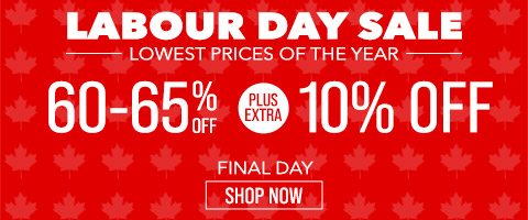 60-65% off everything + extra 10% off