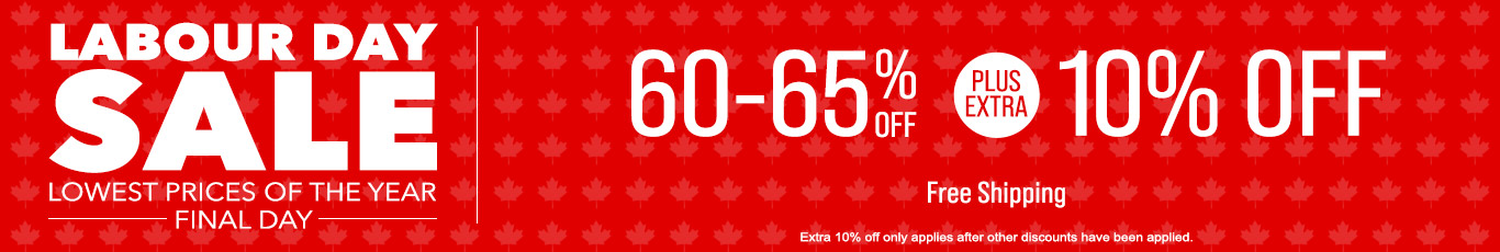 60-65% off everything + extra 10% off