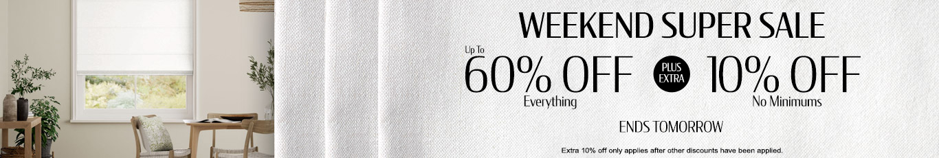 Save up to 60% + extra 10% off everything