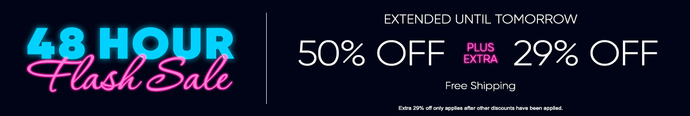 50% off everything + 29% off 