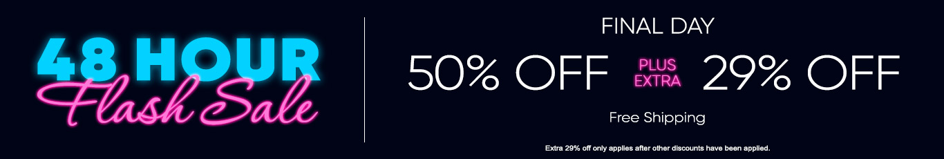 50% off everything + 29% off 