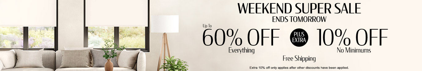 Save up to 60% + extra 10% off everything