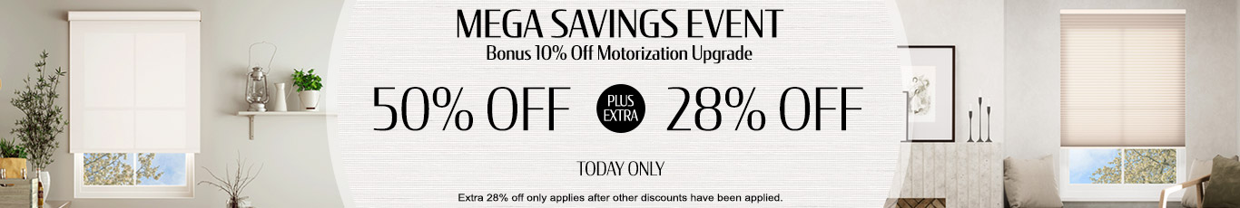 Save 50% + extra 28% off everything
