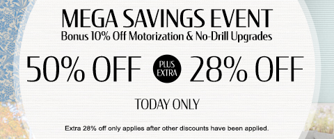 Save 50% + extra 28% off everything