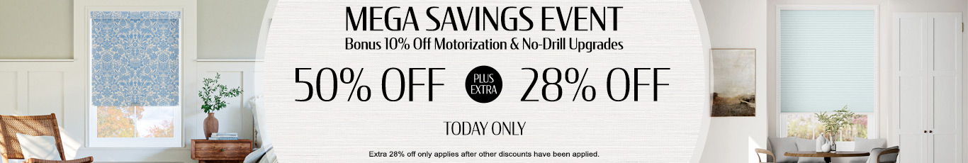 Save 50% + extra 28% off everything