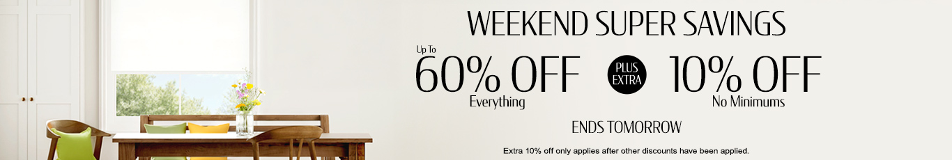 Save up to 60% + extra 10% off everything