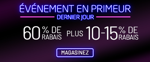 60% + 10 - 15% supplémentaire sur tout