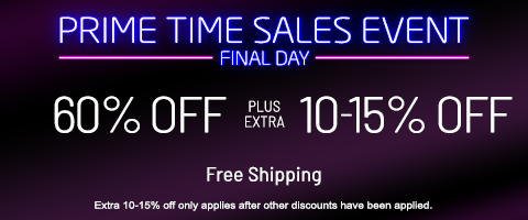 60% + extra 10 - 15% off everything