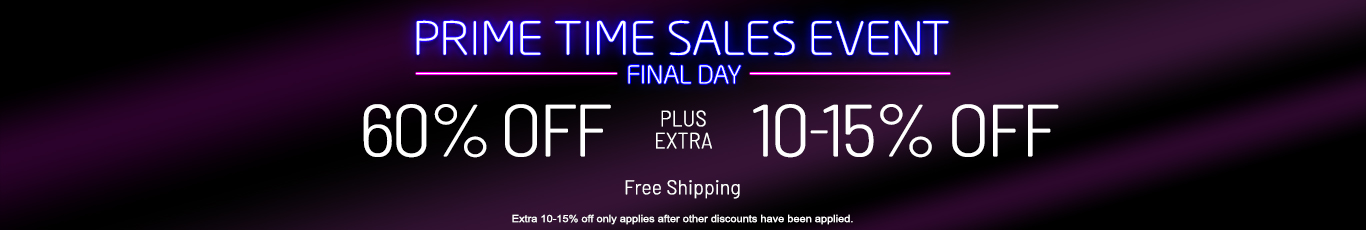 60% + extra 10 - 15% off everything