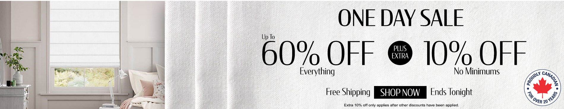 Save up to 60% + extra 10% on everything